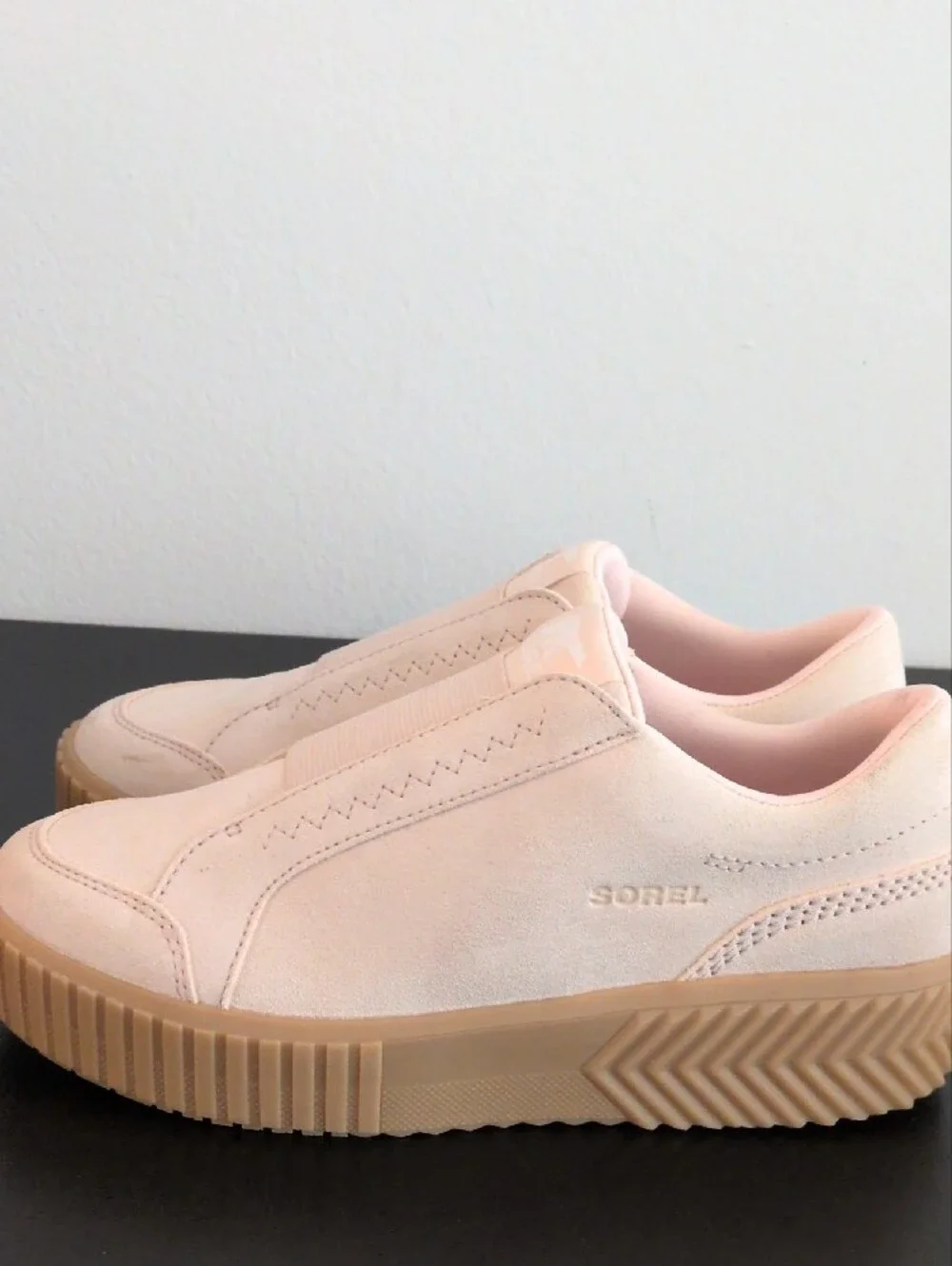 Sorel Women's Slip-On Platform Sneakers - Cream Size 8.5